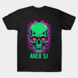 Area 51 Skull T-Shirt